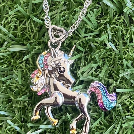 Rainbow Unicorn Pendant