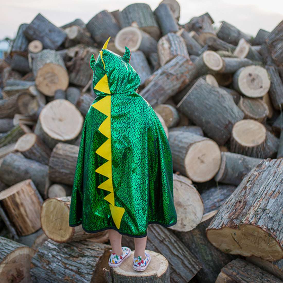 Reversible Dragon Knight Cape Size 5-6 Years