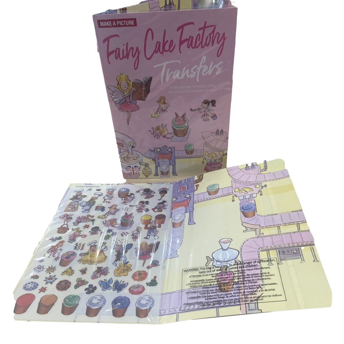 Scribble Down Transfers - Fairy Cake Factory