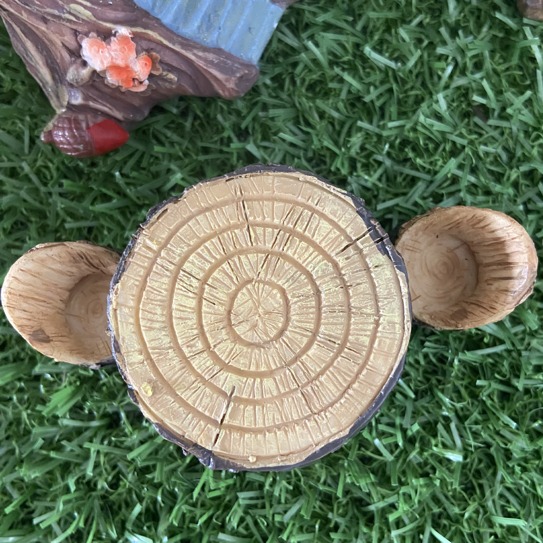 Set of 3 Rustic Fairy Garden Table and Chairs