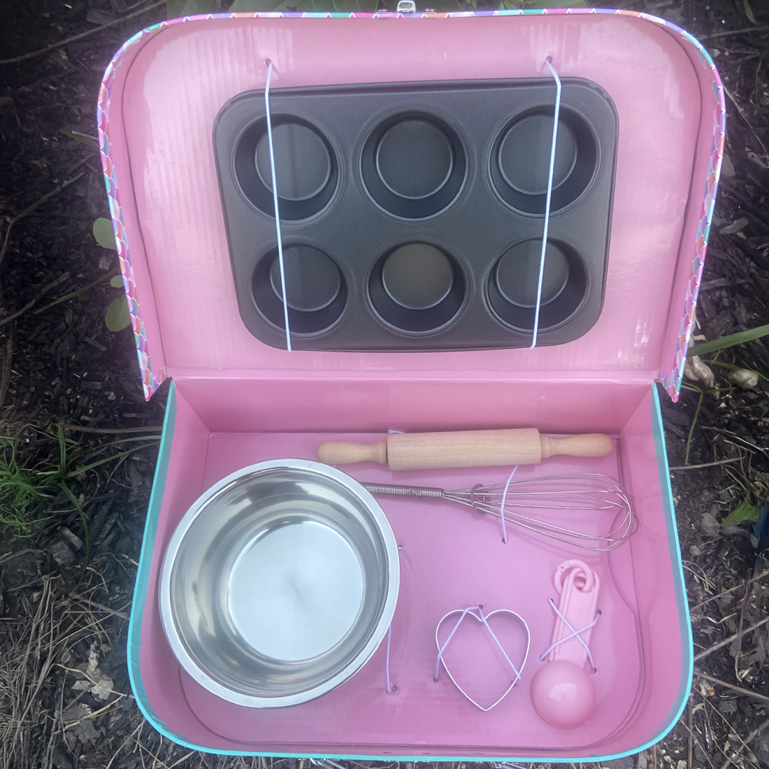 Shimmering Mermaid 6 piece Childs Baking Set & Carry Case