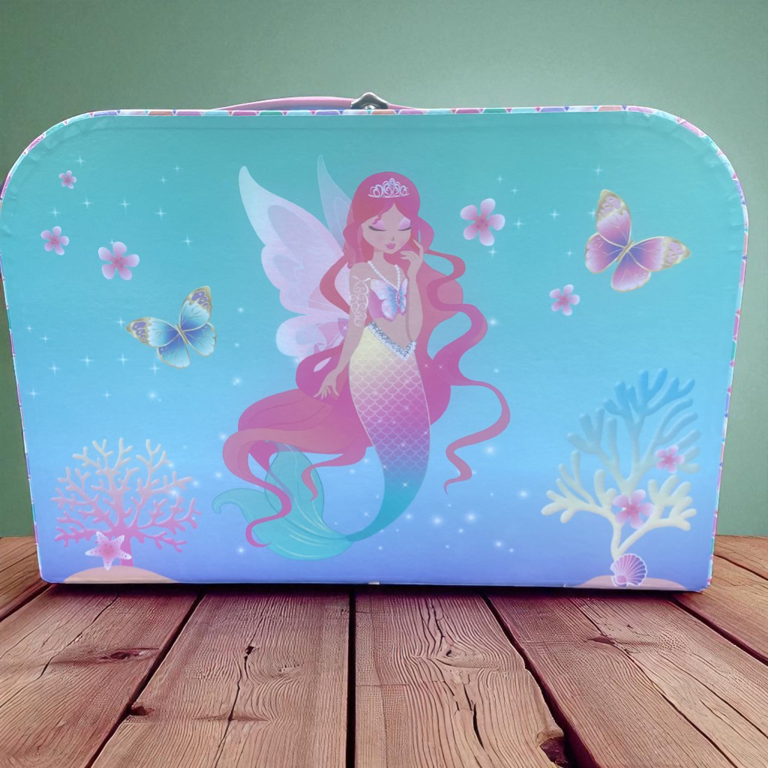Shimmering Mermaid 6 piece Childs Baking Set & Carry Case
