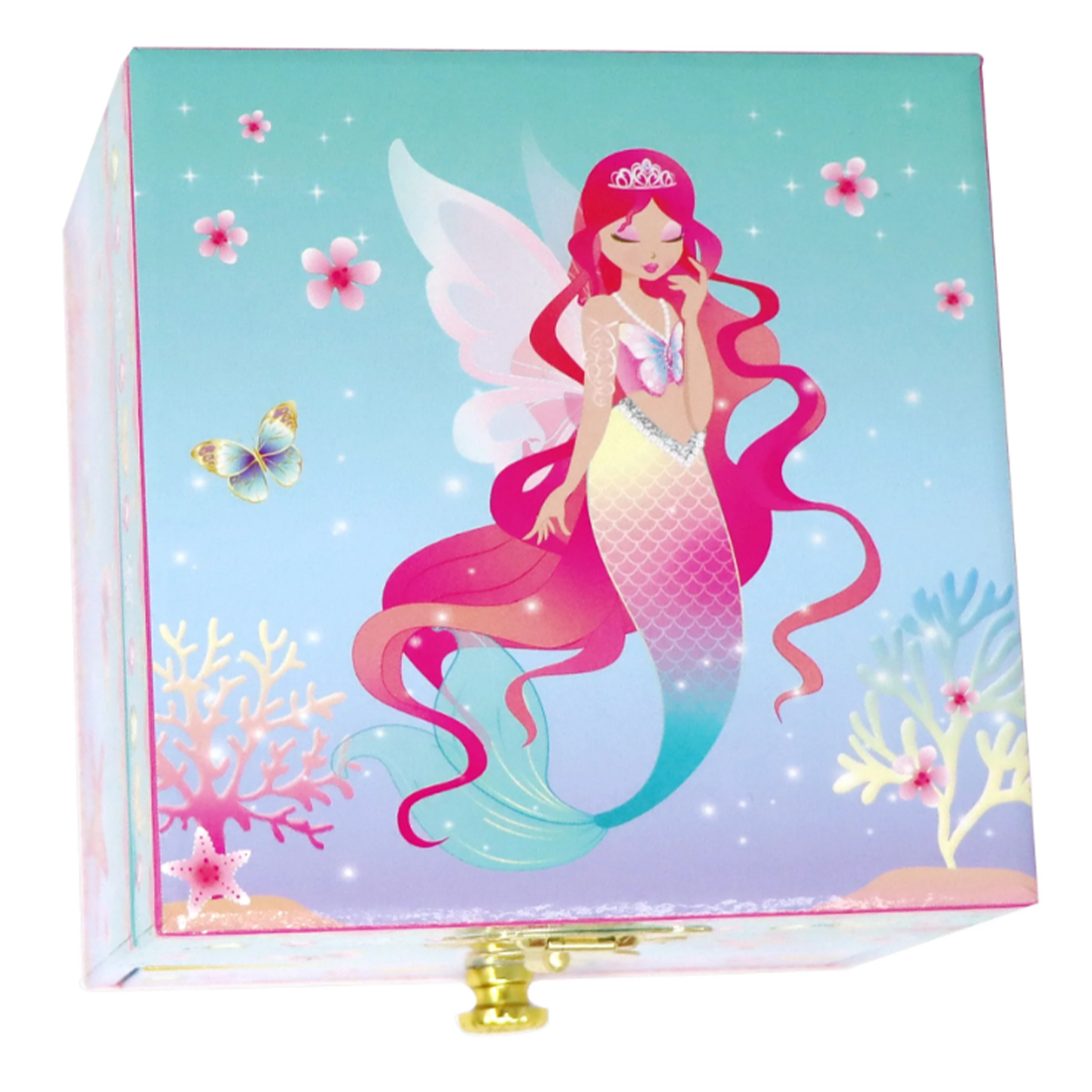 Shimmering Mermaid Small Musical Jewellery Box
