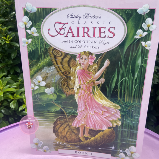 Shirley Barber Book 1 colour in and stickers book.