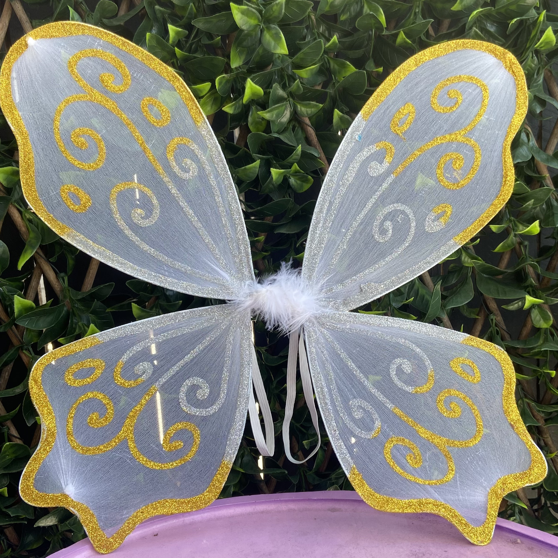Silver and Gold Angel Handmade Fairy Wings