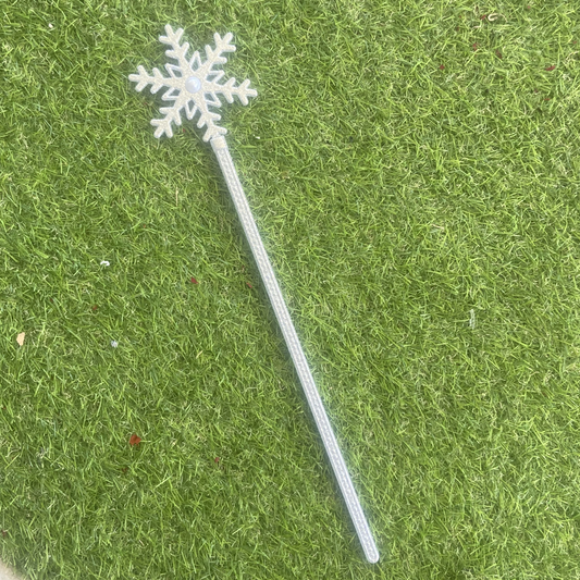 Silver Wish Snowflake Wand