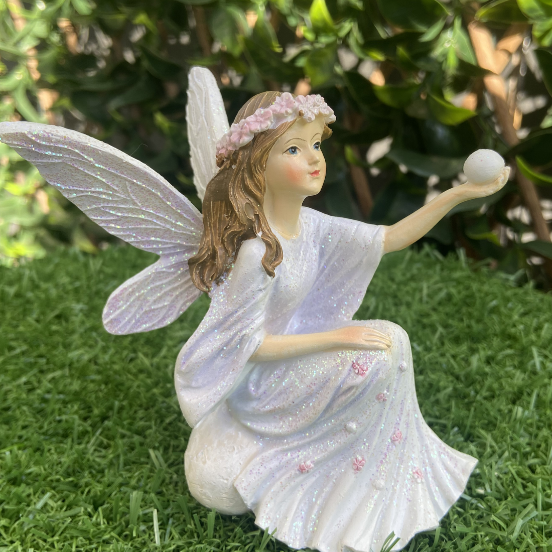 Sitting Fairy Sourcerer Figurine