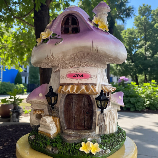 Solar Fairy Garden House Spa