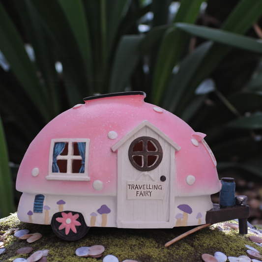 Solar Fairy Pink Caravan