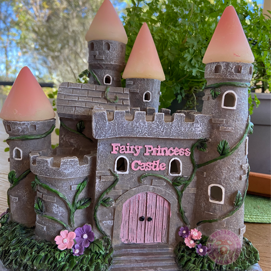 Solar Fairy Princess Castle Fairy Garden