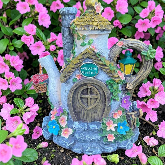 Teapot Fairy Garden House