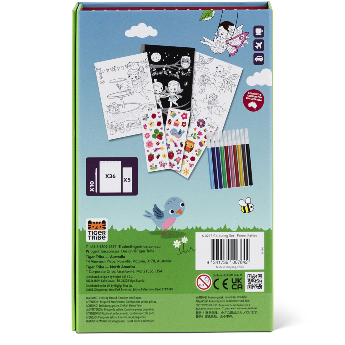 Tiger Tribe Colouring Set - Forest Fairies