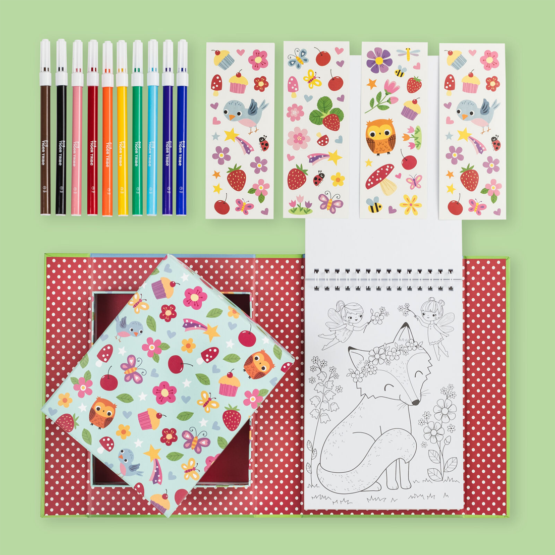Tiger Tribe Colouring Set - Forest Fairies