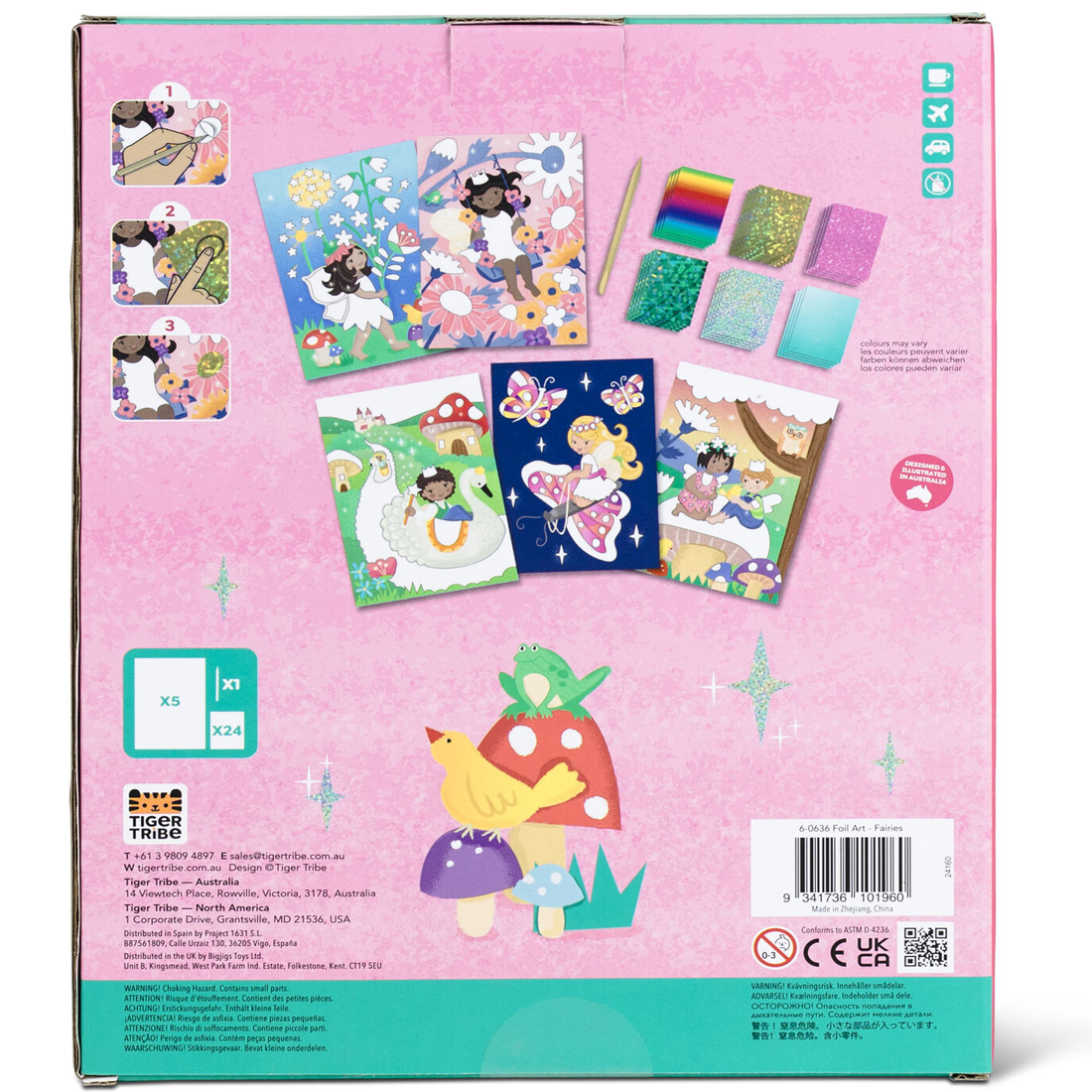 Tiger Tribe Foil Art - Fairy