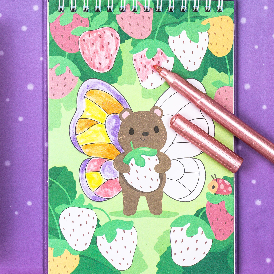 Tiger Tribe Shimmer Colouring Set - Little Fairy Land