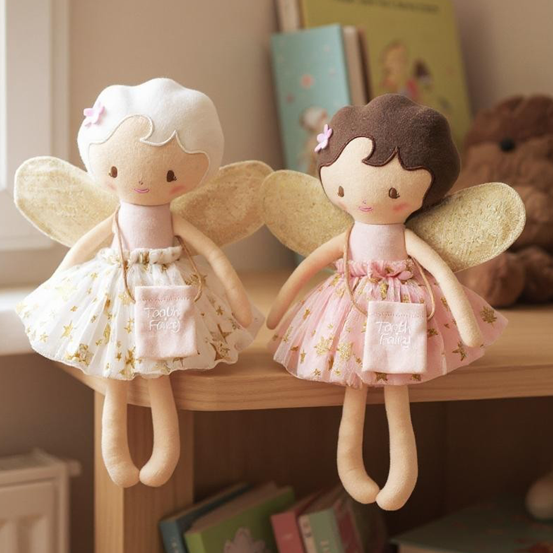 Tilly the Tooth Fairy 40cm Blush Gold