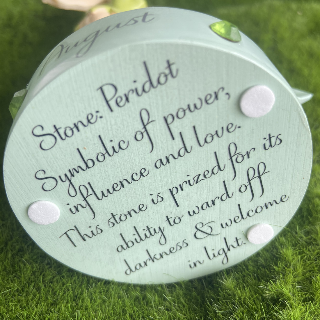 Tinker Bell: Birthstone Sculpture - August