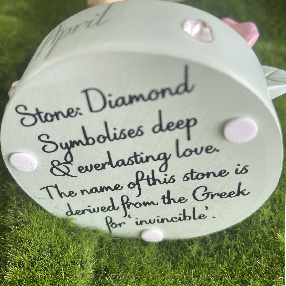 Tinker Bell: Birthstone Sculpture Figurine - April