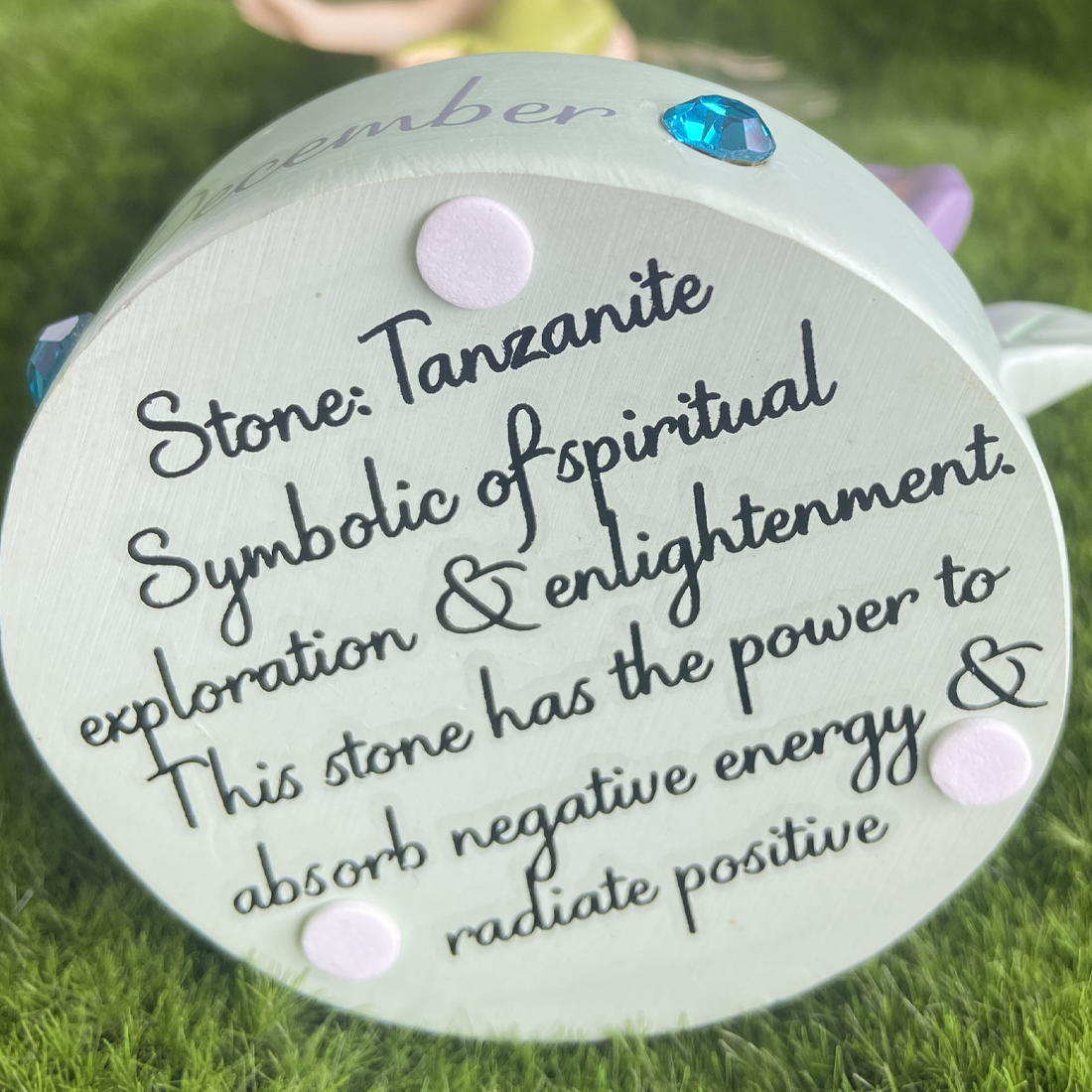 Tinker Bell: Birthstone Sculpture Figurine - December