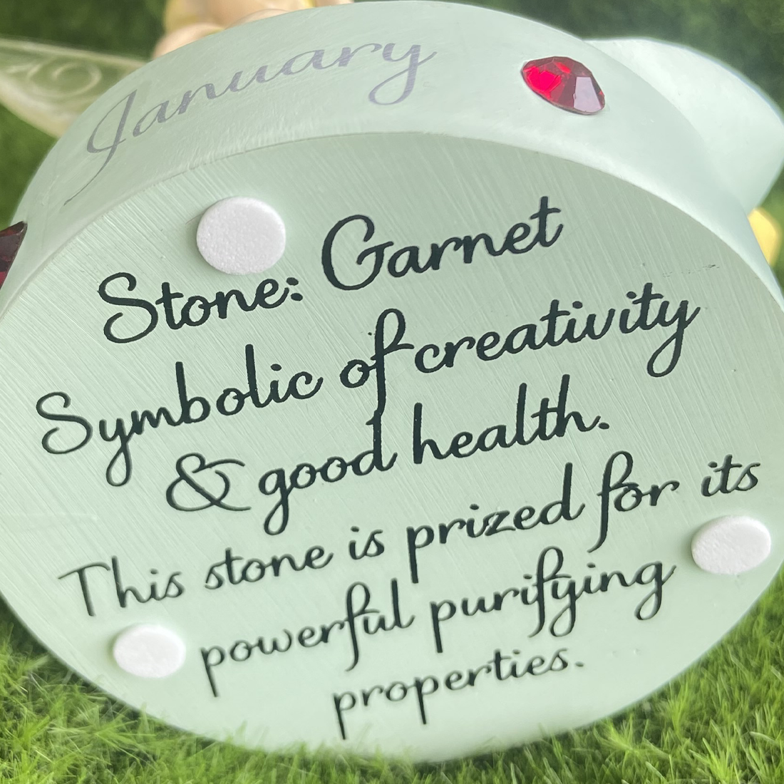 Tinker Bell: Birthstone Sculpture Figurine - January