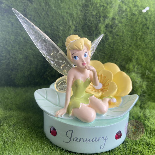 Tinker Bell: Birthstone Sculpture Figurine - January