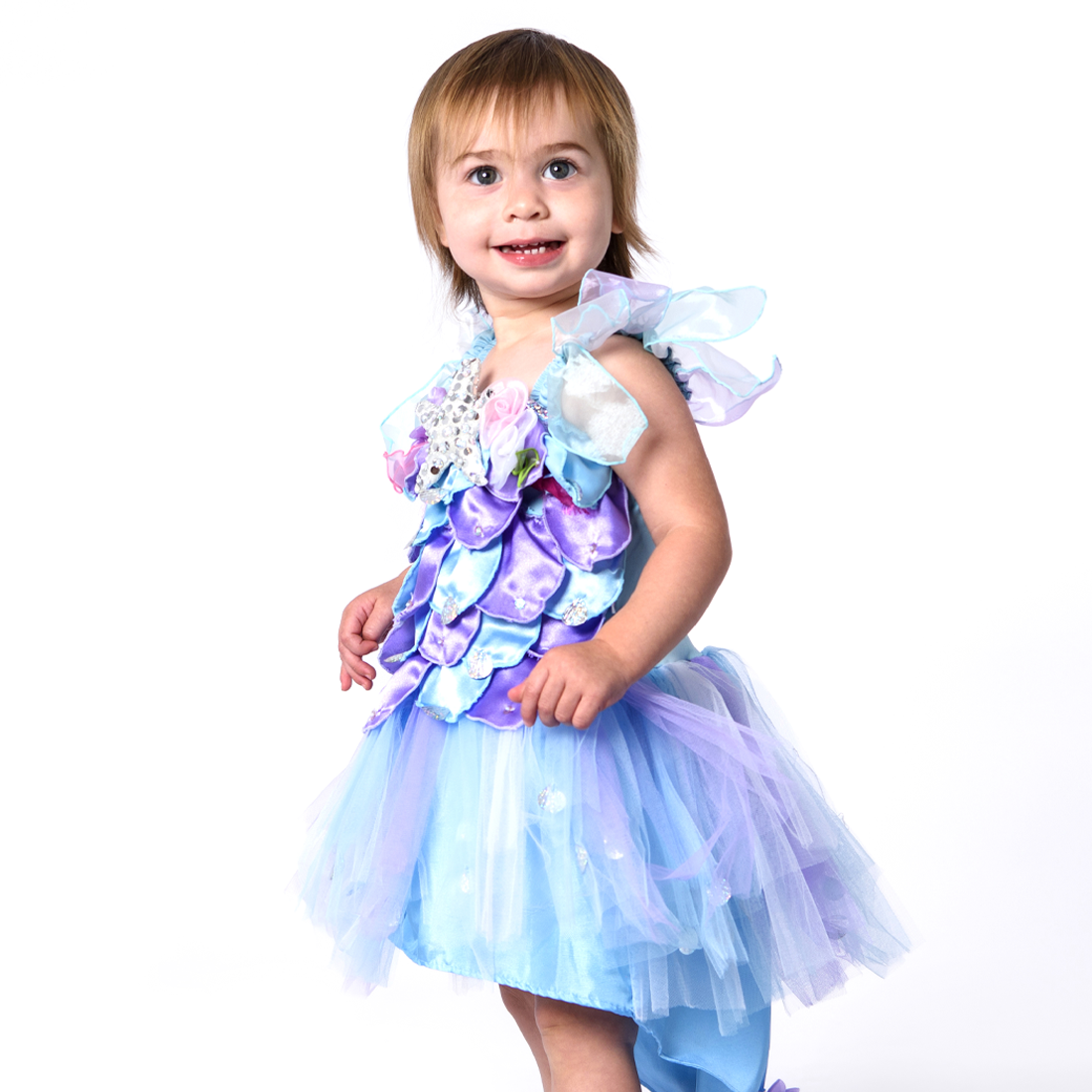 Toddler Blue Mermaid Fairy Dress