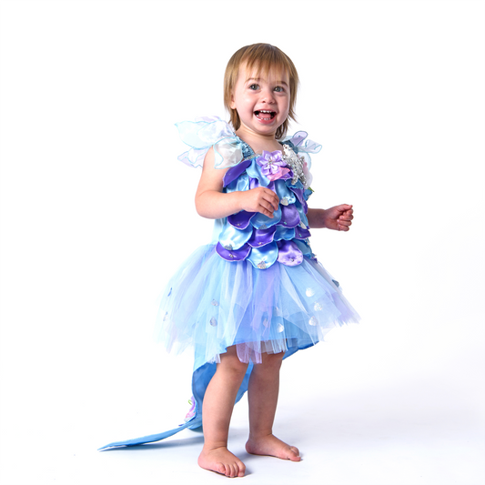 Toddler Blue Mermaid Fairy Dress