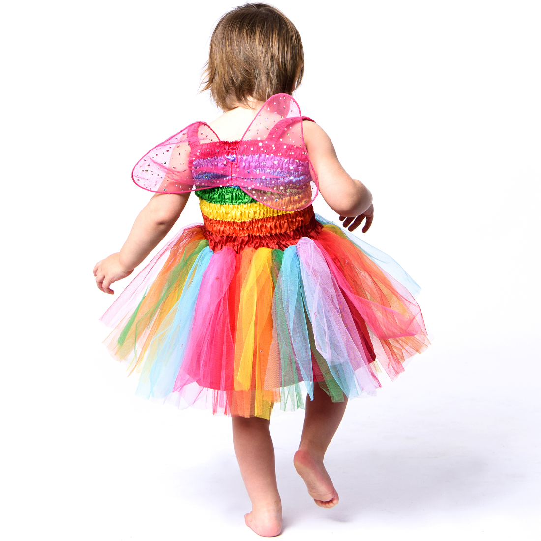 Rainbow Toddler Friendship Fairy Dress