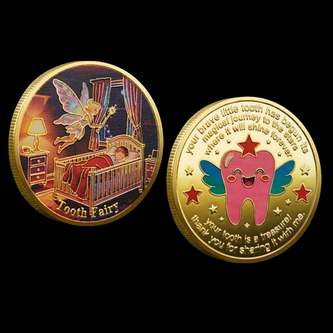 Tooth Fairy Gold Commemorative Coin - Cot