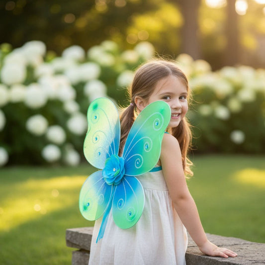 Turquoise and Green Fairy Finery Wings