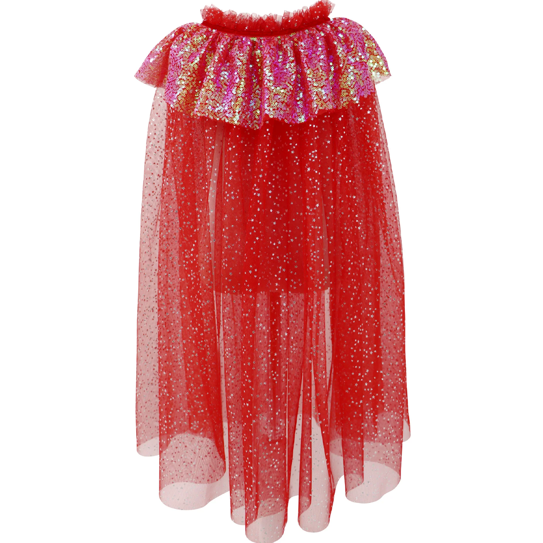 Twinkling Christmas Red Fairy Cape