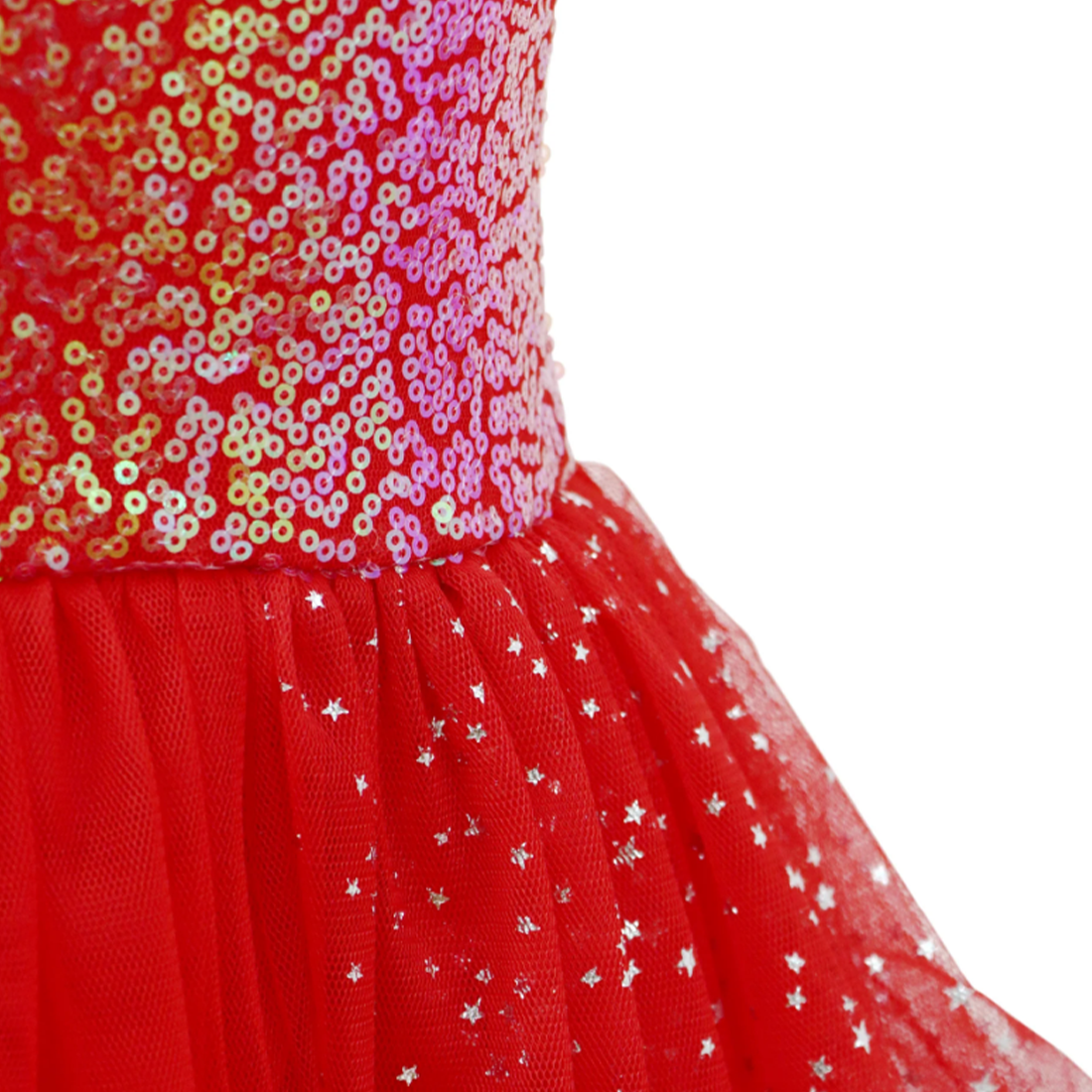 Twinkling Christmas Red Fairy Dress