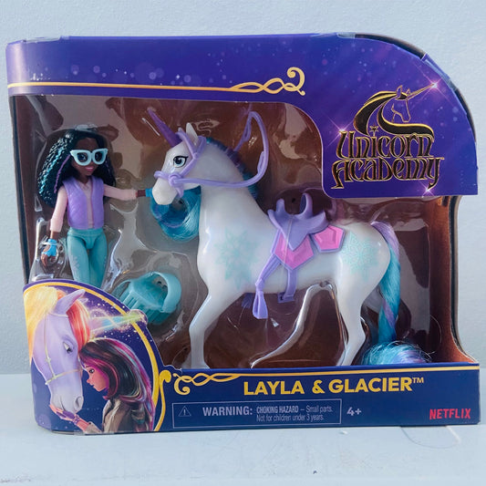 Unicorn Academy Small Doll Layla & Glacier
