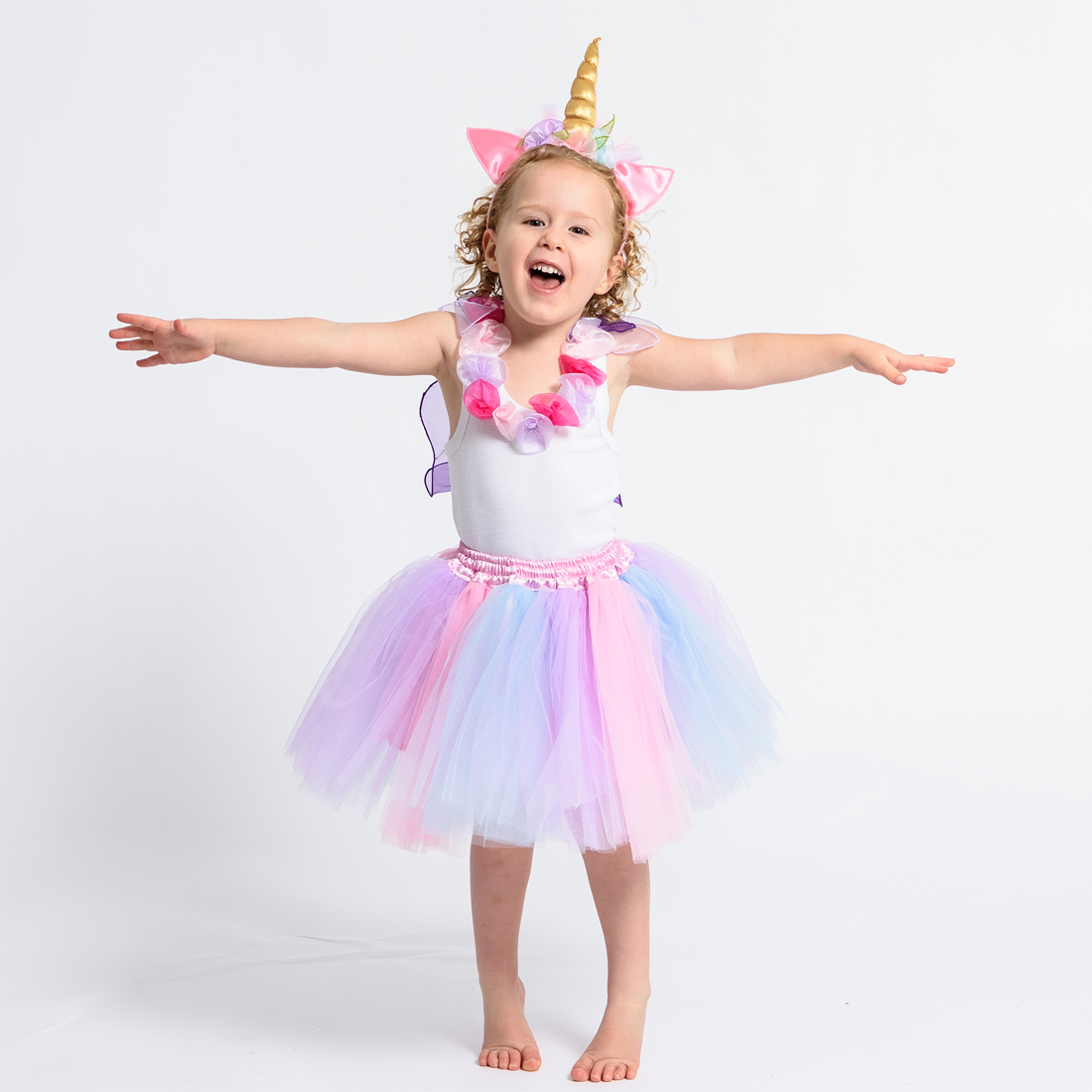Unicorn Play Set - Skirt Top and Headband