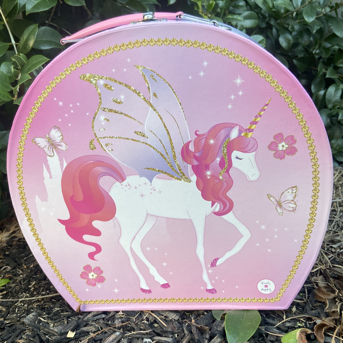 Unicorn Princess 15 Piece Tin Tea Set In Carry Case