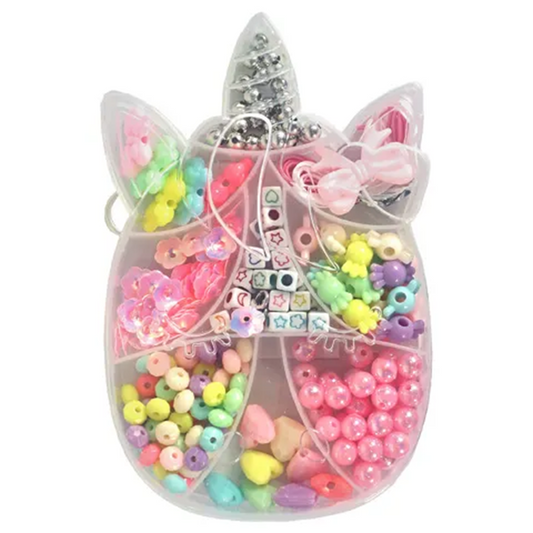 Unicorn Shaped Box Bead Kit