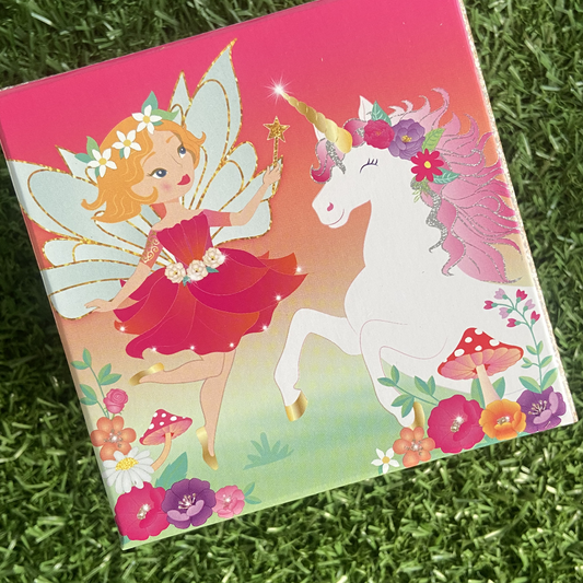 Unicorn & The Pixie Fairy Small Musical Jewellery Box