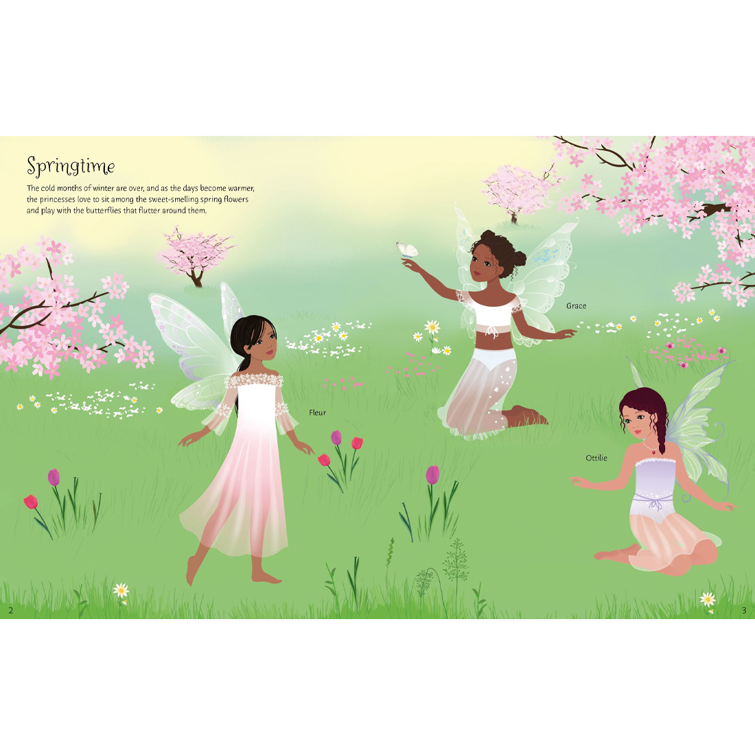 Usborne Sticker Dolly Dressing Fairy Princesses