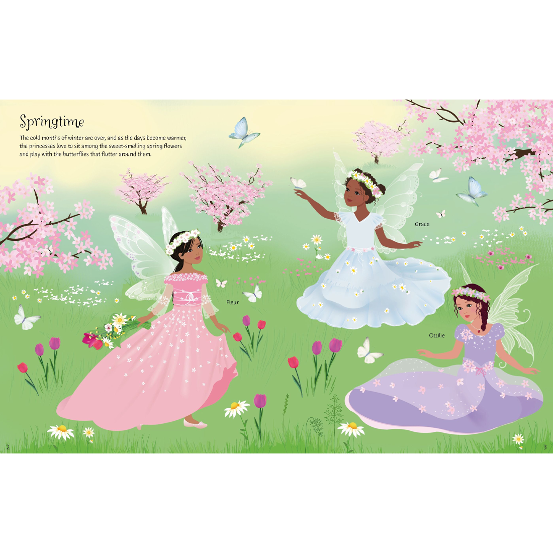 Usborne Sticker Dolly Dressing Fairy Princesses