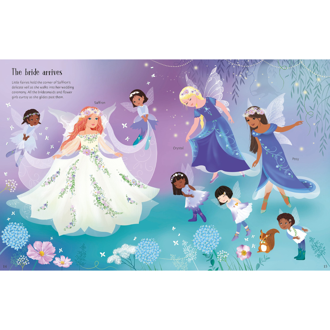 Usborne Sticker Dolly Dressing Fairy Wedding