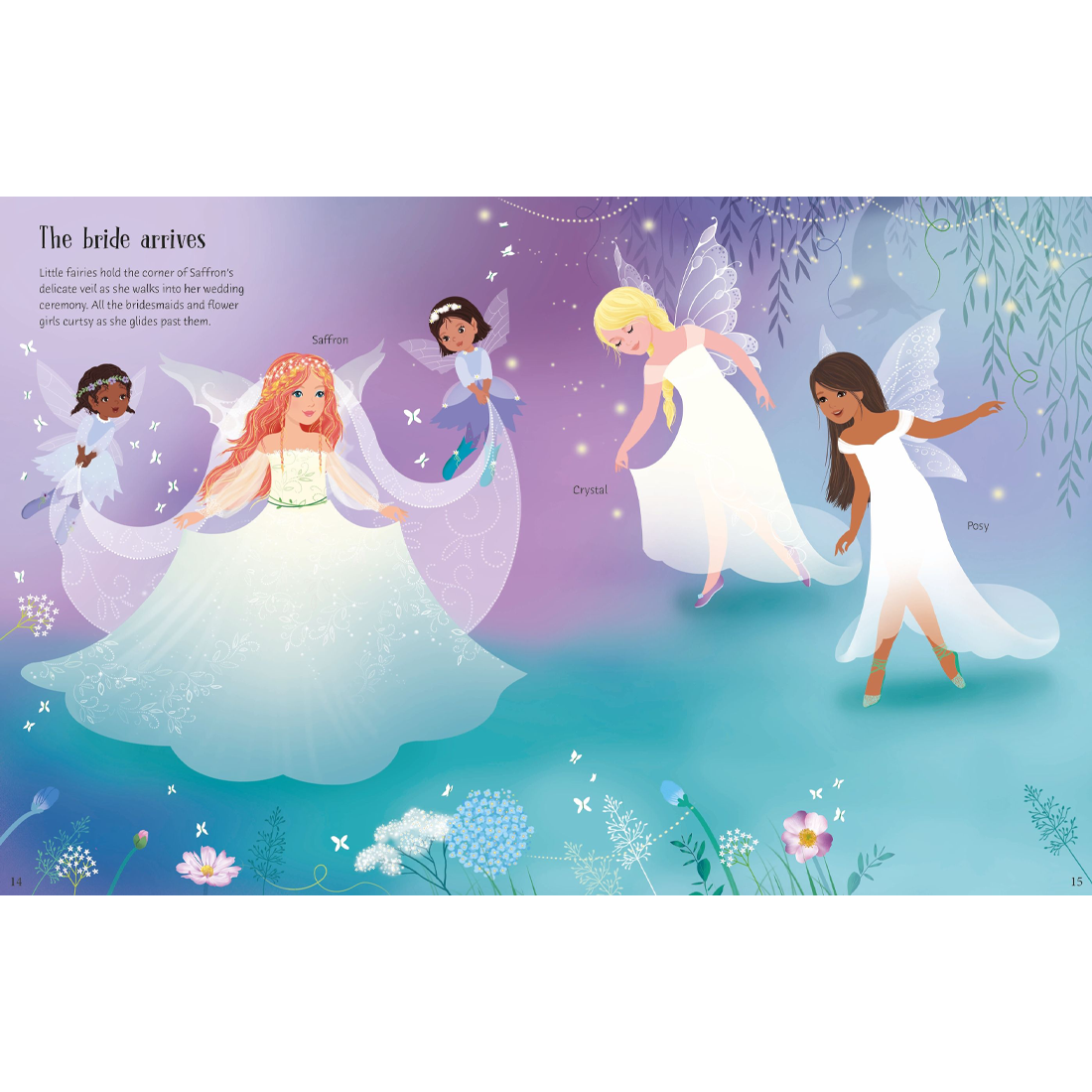 Usborne Sticker Dolly Dressing Fairy Wedding