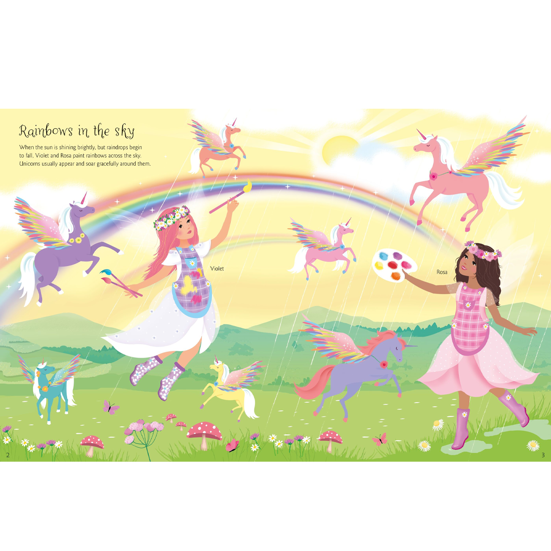 Usborne Sticker Dolly Dressing Unicorns