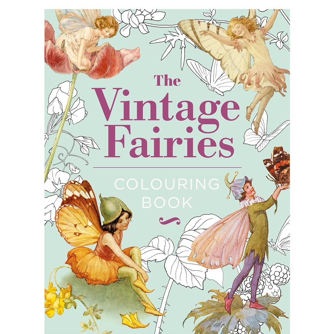 Vintage Fairies Colouring Book The Hardback Gift Edition