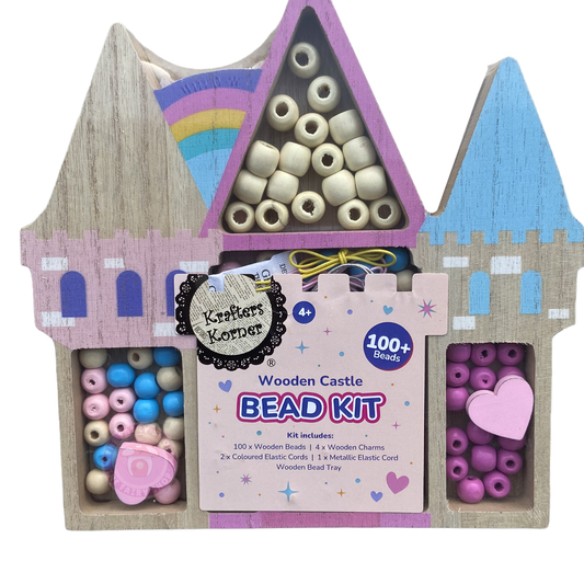 Wooden Castle Bead Set