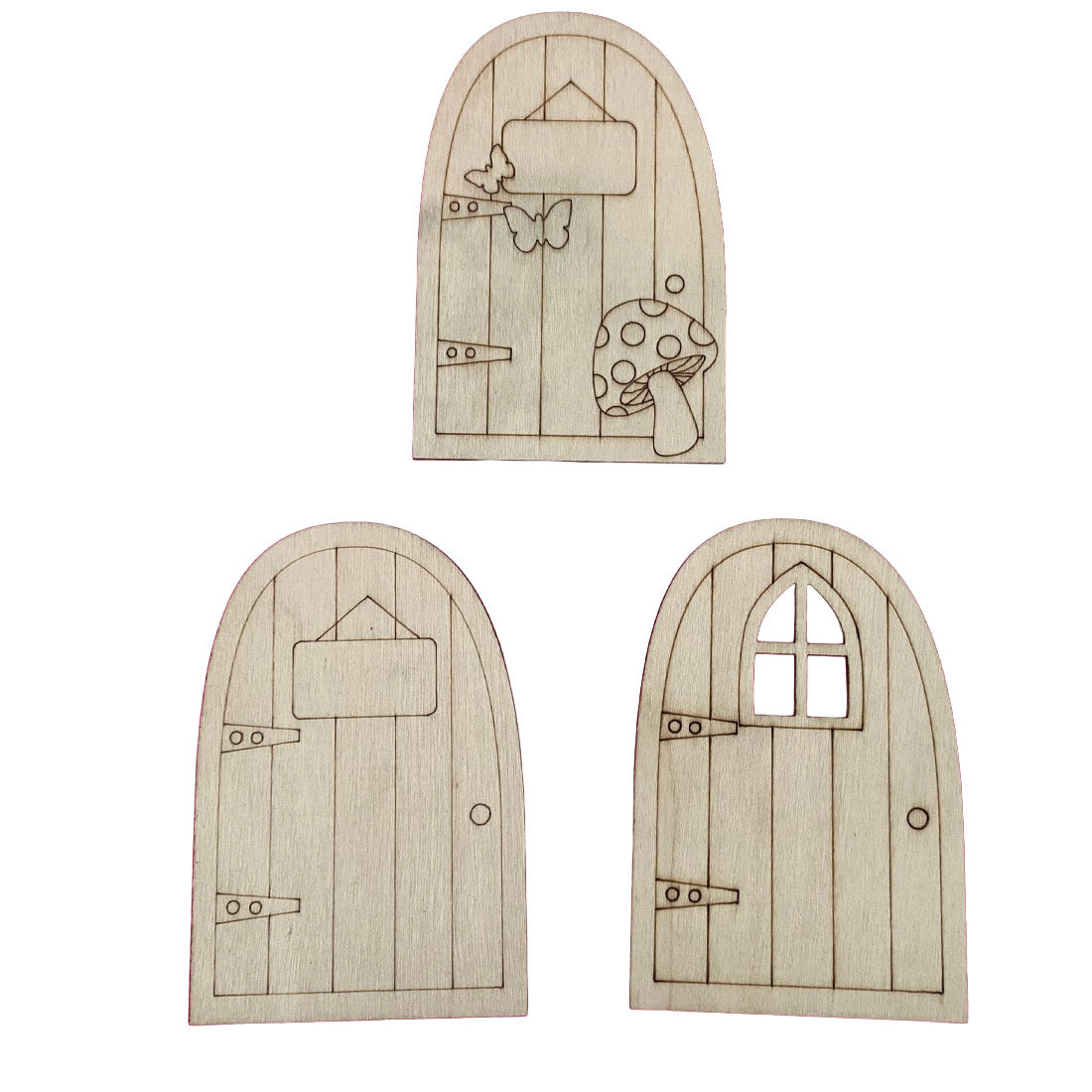 Wooden Fairy Doors To Decorate