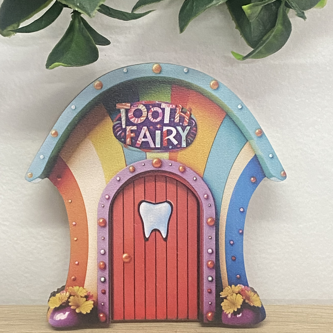 Wooden Tooth Fairy Door