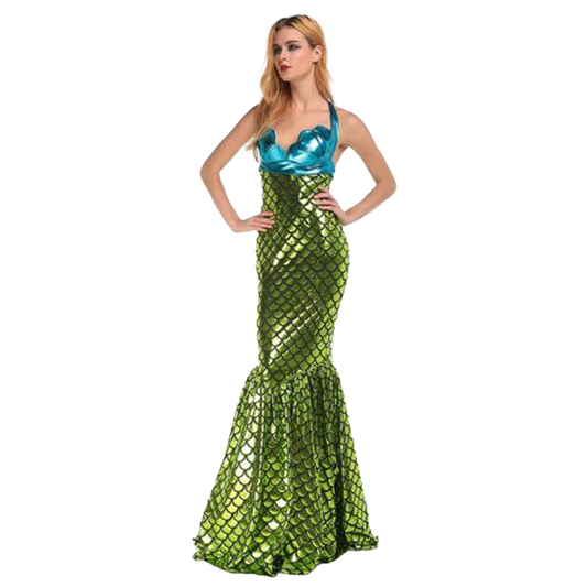 Adult Coral Reef Mermaid Fancy Dress Costume