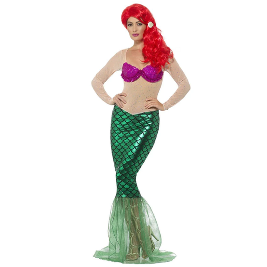 Ariel Women's Deluxe Mermaid Princess Costume
