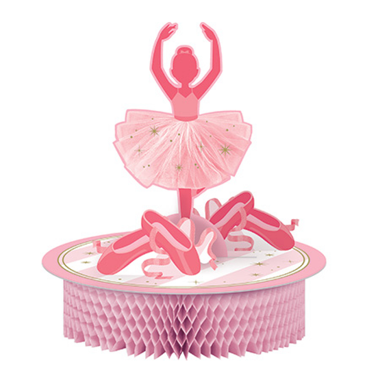 Ballerina Pink Twinkle Toes Honeycomb Centrepiece
