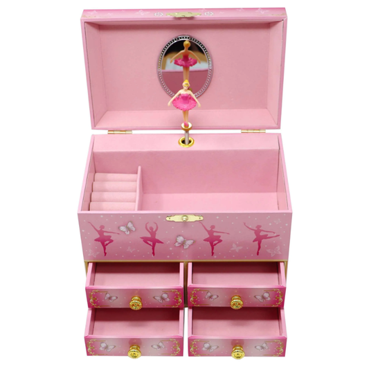 Butterfly Ballet Medium Musical Jewellery Box